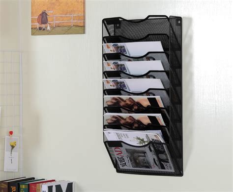 how do u hang a metal file box on wall|hanging a box on wall.